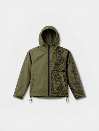 FAUVE | Veste de pluie léopard