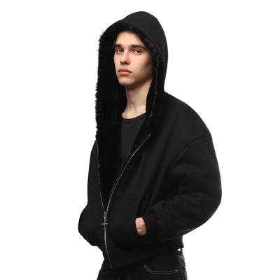 SAUVAGE | Hoodie à capuche réversible
